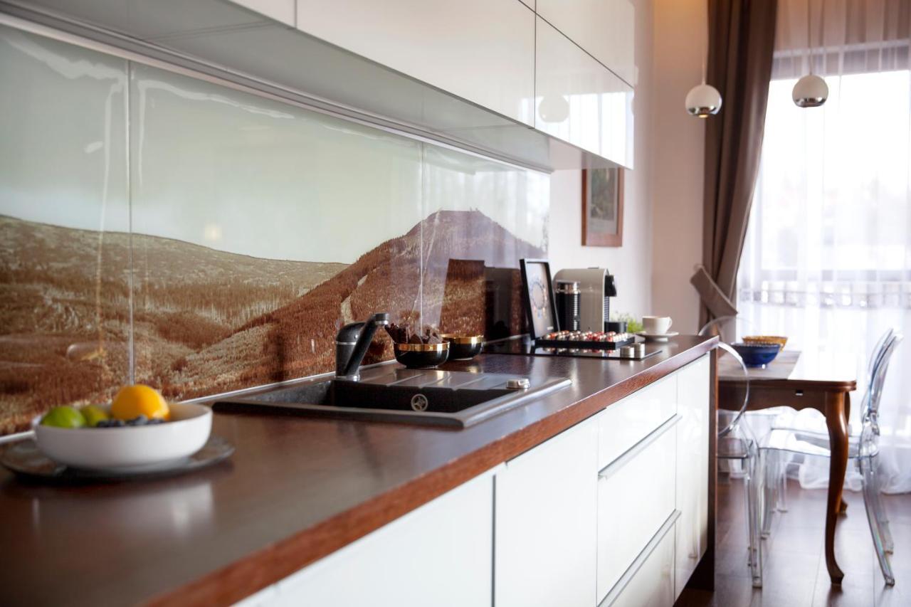 Apartament Panorama Gor - Centrum Miasta Z Widokiem Na Szrenice 스클라르스카포렘바 외부 사진