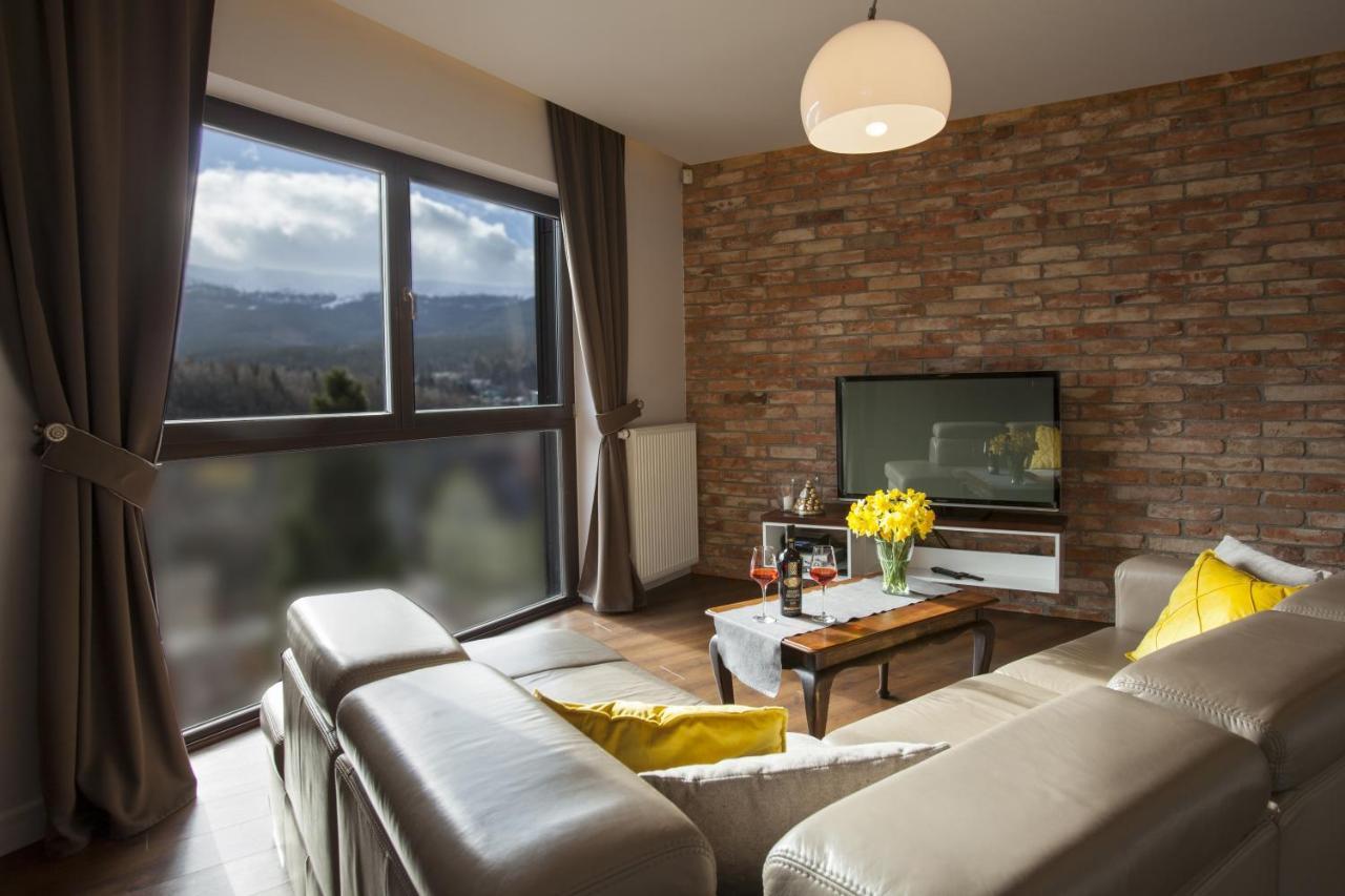 Apartament Panorama Gor - Centrum Miasta Z Widokiem Na Szrenice 스클라르스카포렘바 외부 사진
